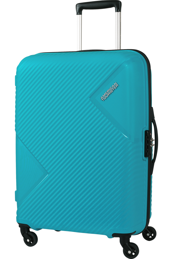 Mala de Viagem Média 68cm 4 Rodas Azul Claro - AT Zakk | American Tourister