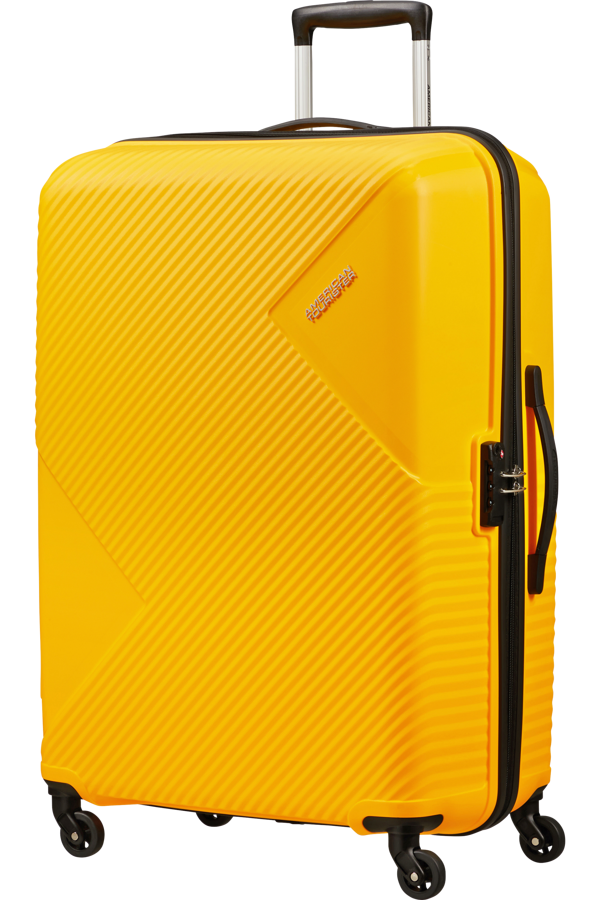 Mala de Viagem Grande 79cm 4 Rodas Amarela - AT Zakk | American Tourister