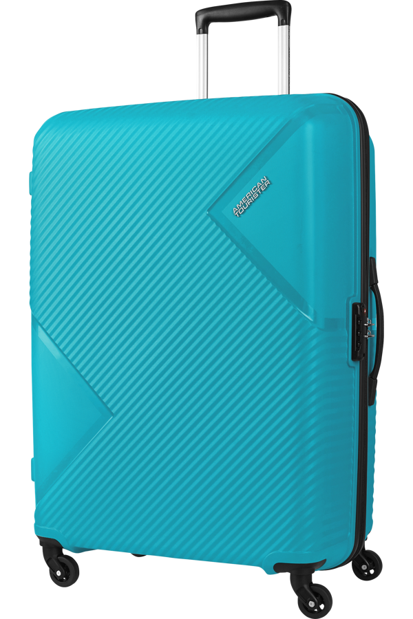 Mala de Viagem Grande 79cm 4 Rodas Azul Claro - AT Zakk | American Tourister