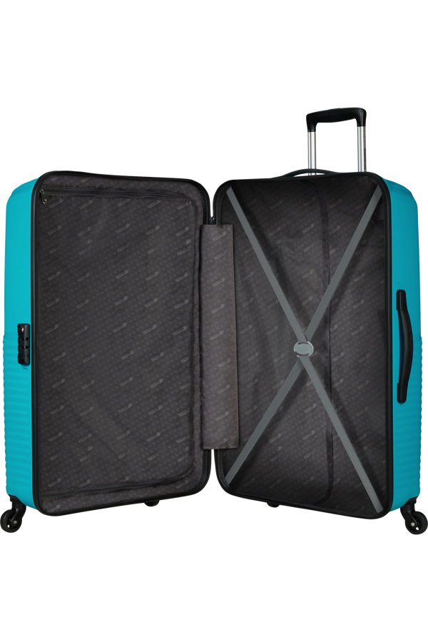 Mala de Viagem Grande 79cm 4 Rodas Azul Claro - AT Zakk | American Tourister