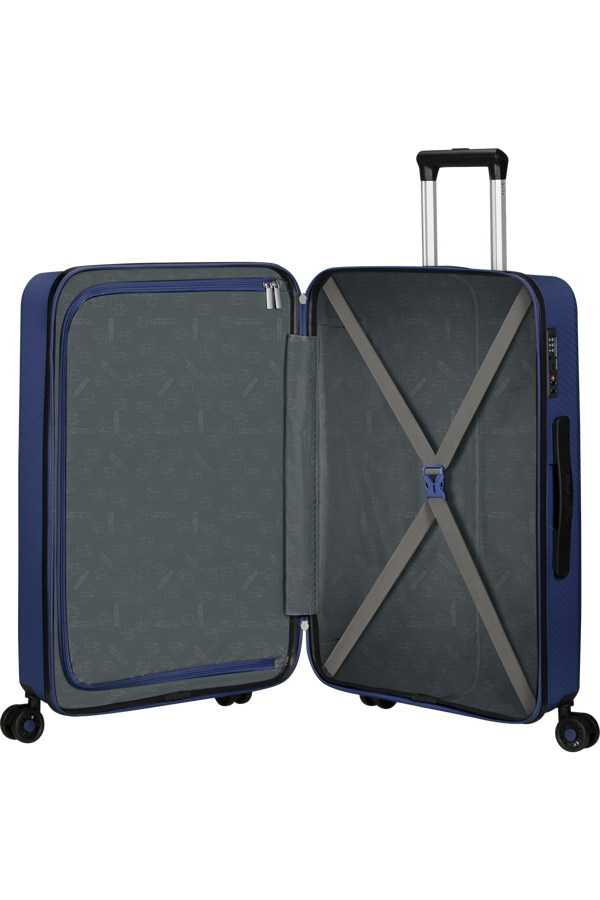 Mala de Viagem Média 66cm 4 Rodas Azul-Marinho - Summer Hit | American Tourister