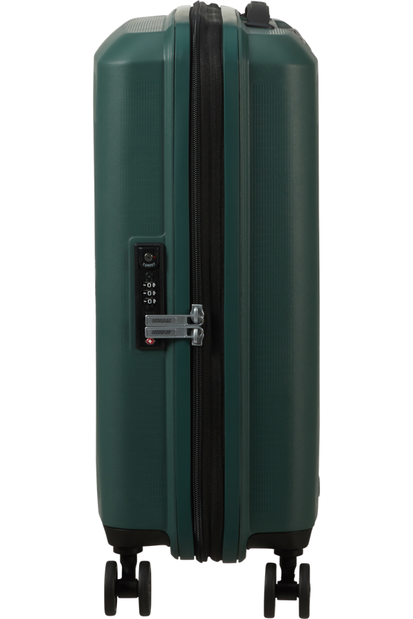 Mala de Cabine 55cm Expansível 4 Rodas Verde-Floresta - AeroStep | American Tourister