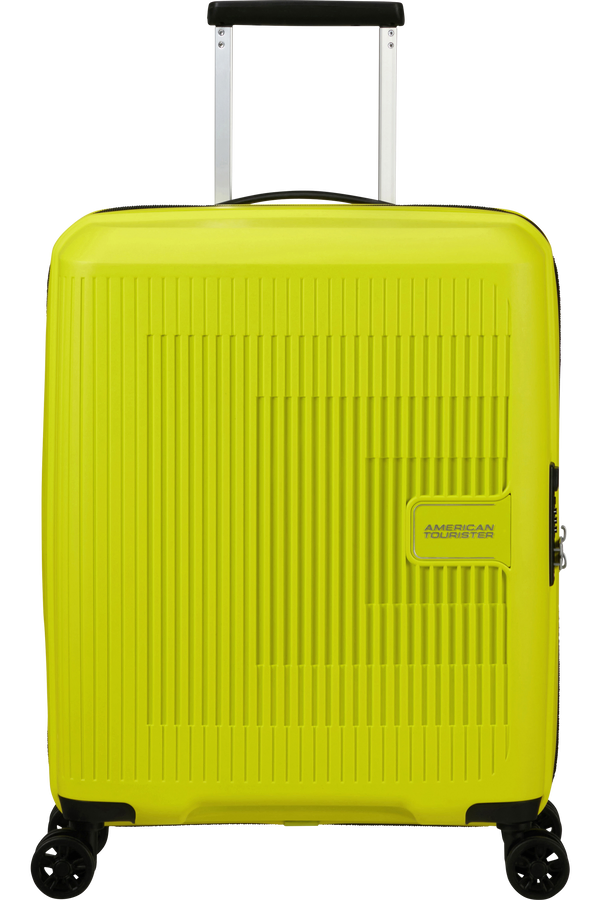 Mala de Cabine 55cm Expansível 4 Rodas Verde Lima - AeroStep | American Tourister