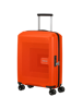 Mala de Cabine 55cm Expansível 4 Rodas Laranja Brilhante - AeroStep | American Tourister