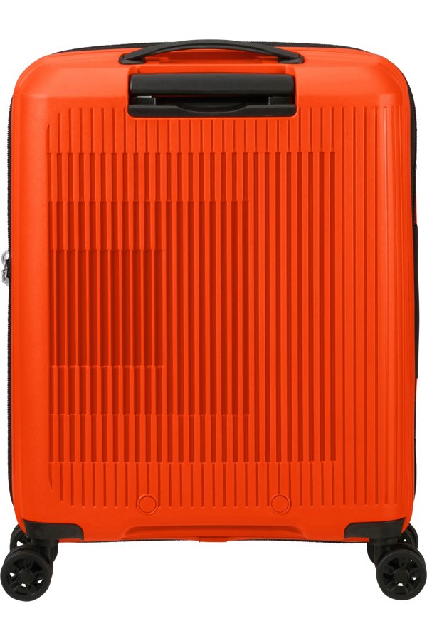 Mala de Cabine 55cm Expansível 4 Rodas Laranja Brilhante - AeroStep | American Tourister