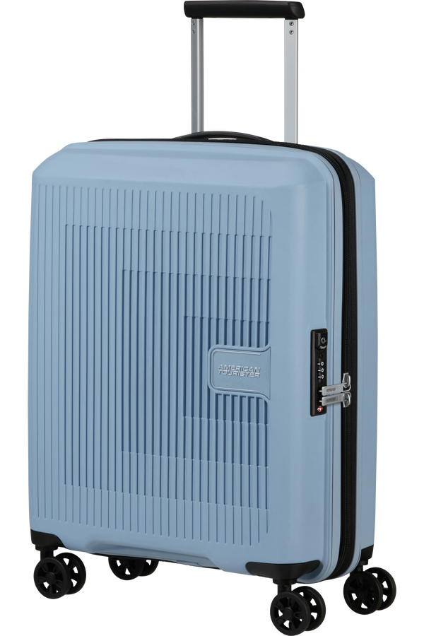 Mala de Cabine 55cm Expansível 4 Rodas Cinzenta Soho - AeroStep | American Tourister