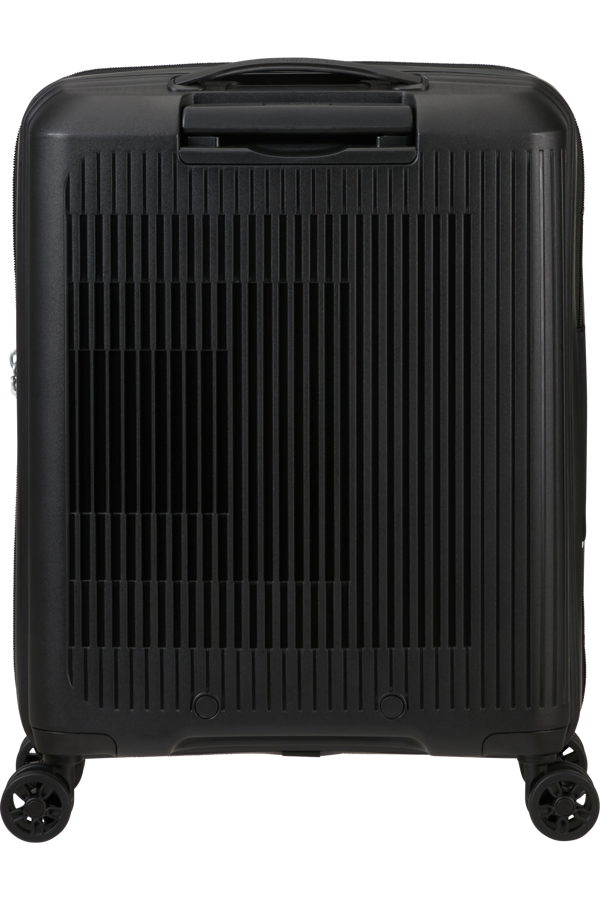 Mala de Cabine 55cm Expansível 4 Rodas Preta - AeroStep | American Tourister