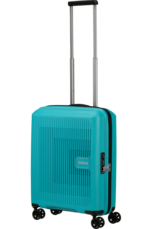 Mala de Cabine 55cm Expansível 4 Rodas Tónico Turquesa - AeroStep | American Tourister