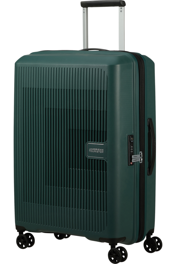 Mala de Viagem Média 67cm Expansível 4 Rodas Verde-Floresta - AeroStep | American Tourister
