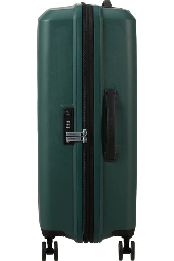 Mala de Viagem Média 67cm Expansível 4 Rodas Verde-Floresta - AeroStep | American Tourister