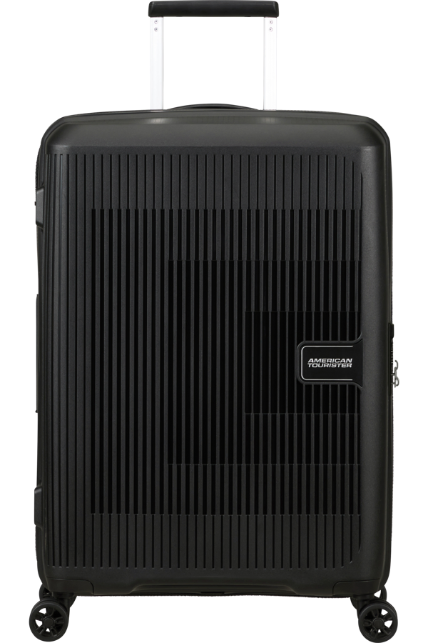 Mala de Viagem Média 67cm Expansível 4 Rodas Preta - AeroStep | American Tourister