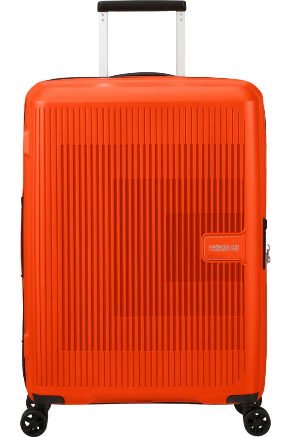 Mala de Viagem Média 67cm Expansível 4 Rodas Laranja Brilhante - AeroStep | American Tourister