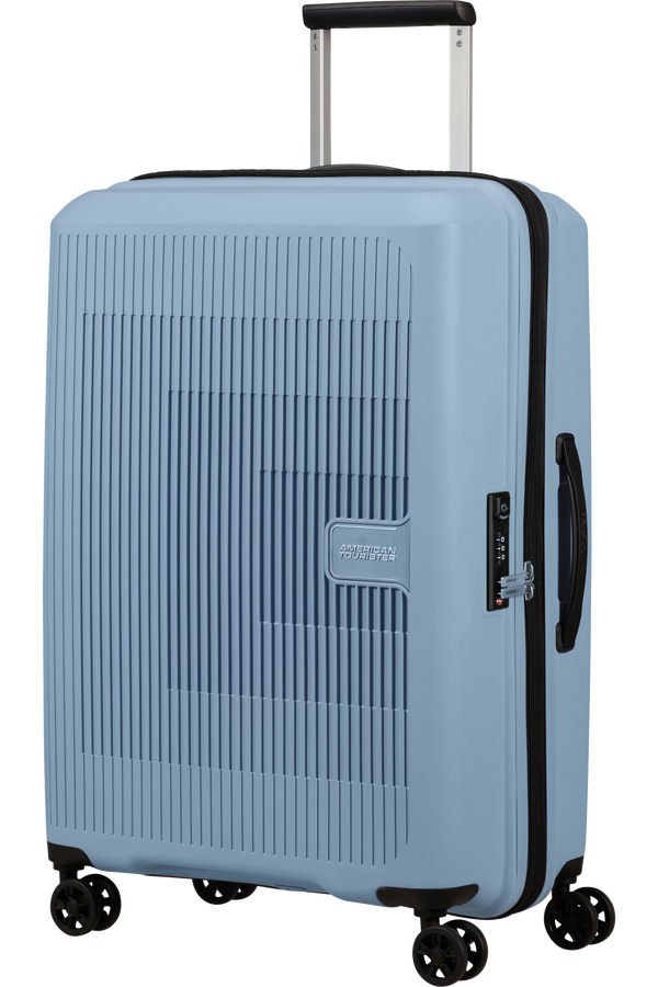 Mala de Viagem Média 67cm Expansível 4 Rodas Cinzenta Soho - AeroStep | American Tourister