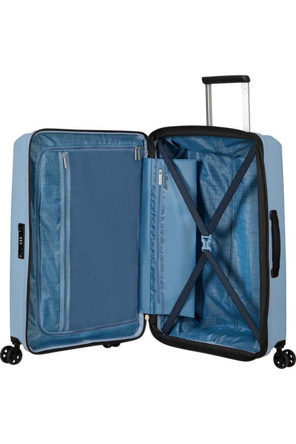 Mala de Viagem Média 67cm Expansível 4 Rodas Cinzenta Soho - AeroStep | American Tourister