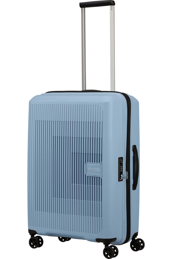 Mala de Viagem Média 67cm Expansível 4 Rodas Cinzenta Soho - AeroStep | American Tourister