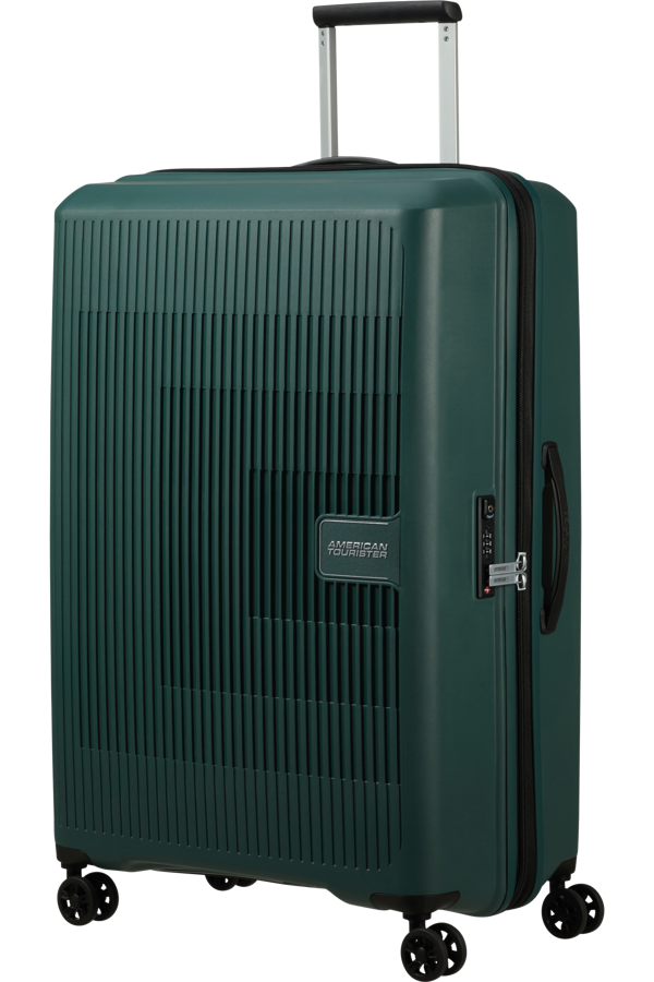 Mala de Viagem Grande 77cm Expansível 4 Rodas Verde-Floresta - AeroStep | American Tourister