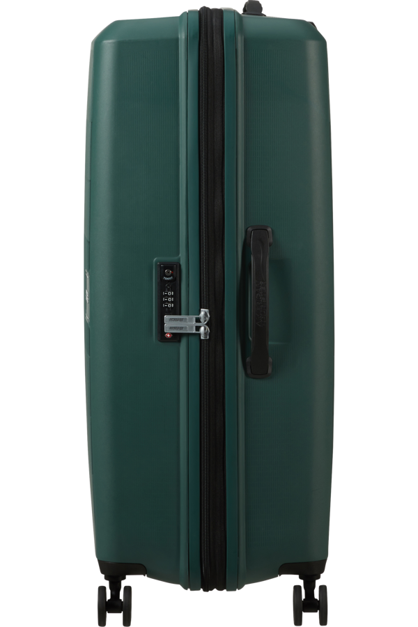 Mala de Viagem Grande 77cm Expansível 4 Rodas Verde-Floresta - AeroStep | American Tourister