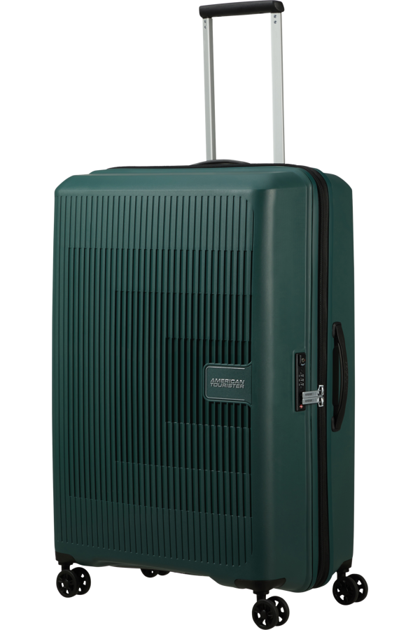 Mala de Viagem Grande 77cm Expansível 4 Rodas Verde-Floresta - AeroStep | American Tourister