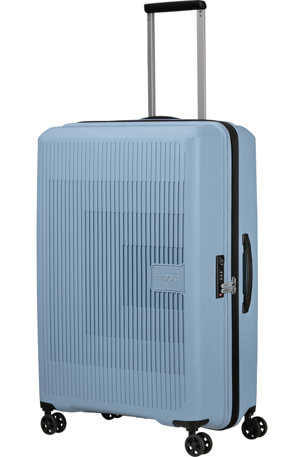 Mala de Viagem Grande 77cm Expansível 4 Rodas Cinzenta Soho - AeroStep | American Tourister®