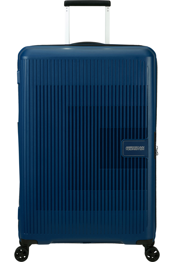 Mala de Viagem Grande 77cm Expansível 4 Rodas Azul-Marinho - AeroStep | American Tourister