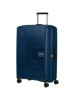 Mala de Viagem Grande 77cm Expansível 4 Rodas Azul-Marinho - AeroStep | American Tourister