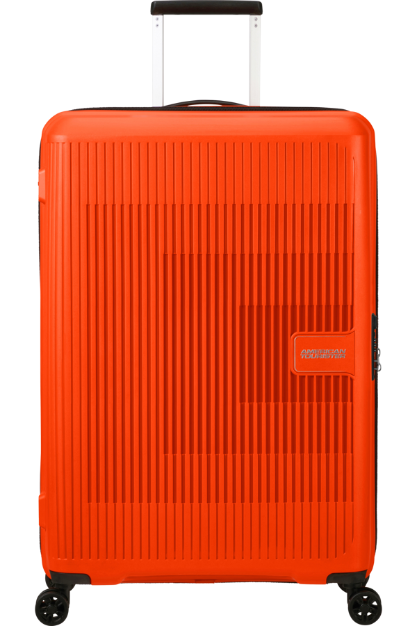 Mala de Viagem Grande 77cm Expansível 4 Rodas Laranja Brilhante - AeroStep | American Tourister