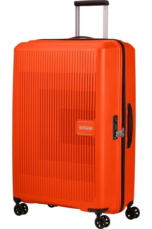 Mala de Viagem Grande 77cm Expansível 4 Rodas Laranja Brilhante - AeroStep | American Tourister