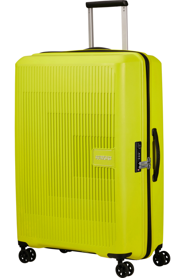 Mala de Viagem Grande 77cm Expansível 4 Rodas Verde Lima - AeroStep | American Tourister®