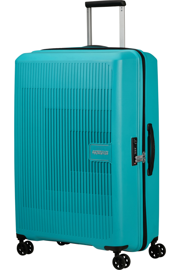 Mala de Viagem Grande 77cm Expansível 4 Rodas Tónico Turquesa - AeroStep | American Tourister®