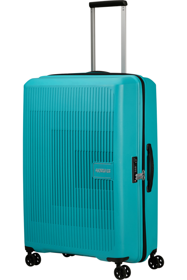 Mala de Viagem Grande 77cm Expansível 4 Rodas Tónico Turquesa - AeroStep | American Tourister®