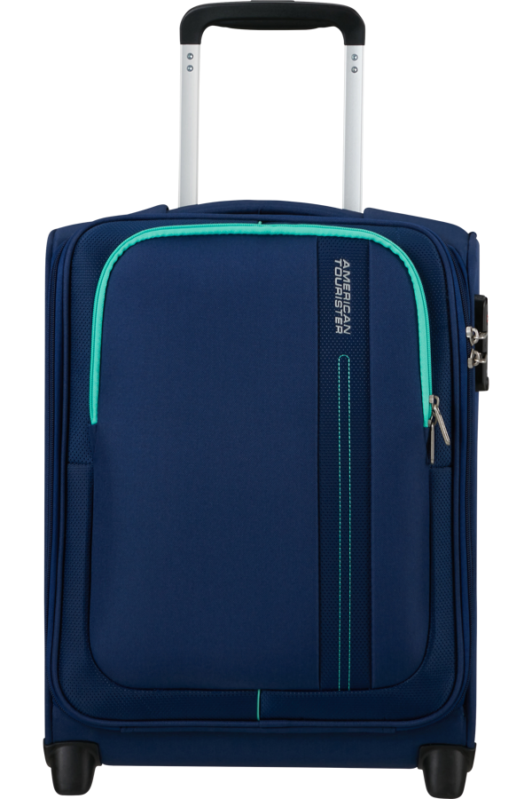 Mala de Cabine Underseater 45cm 2 Rodas Azul-Marinho - Sea Seeker | American Tourister