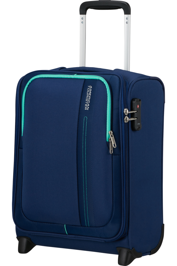 Mala de Cabine Underseater 45cm 2 Rodas Azul-Marinho - Sea Seeker | American Tourister