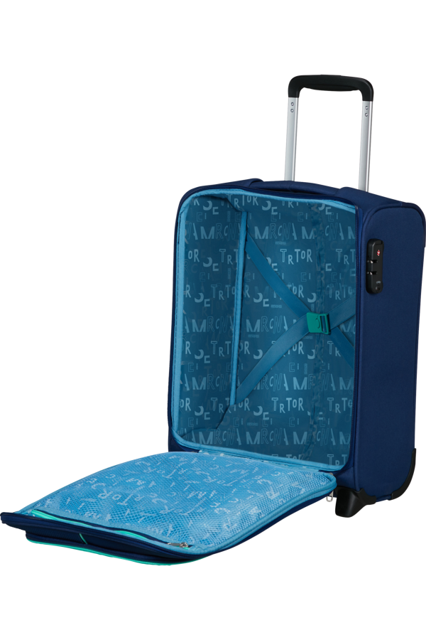 Mala de Cabine Underseater 45cm 2 Rodas Azul-Marinho - Sea Seeker | American Tourister