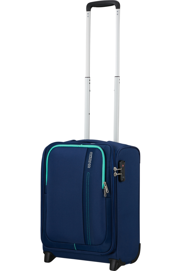 Mala de Cabine Underseater 45cm 2 Rodas Azul-Marinho - Sea Seeker | American Tourister