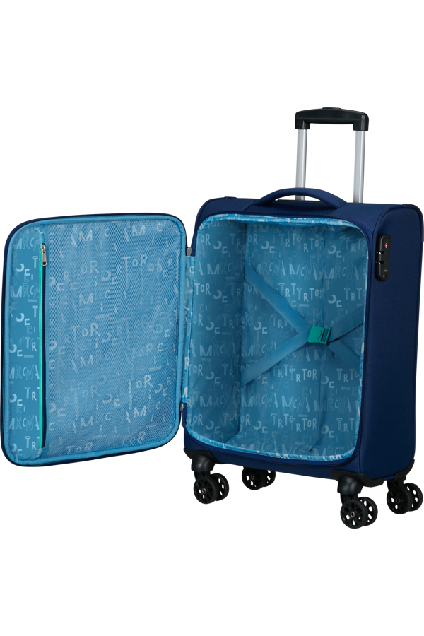 Mala de Cabine 55cm 4 Rodas Azul-Marinho - Sea Seeker | American Tourister
