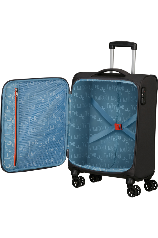 Mala de Cabine 55cm 4 Rodas Cinzento-Carvão - Sea Seeker | American Tourister