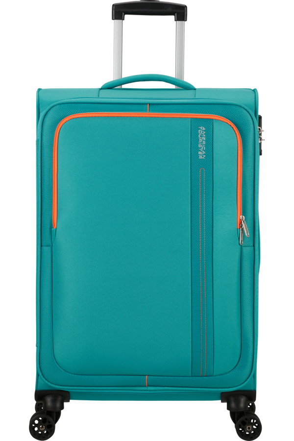Mala de Viagem Média 68cm 4 Rodas Verde-Água - Sea Seeker | American Tourister