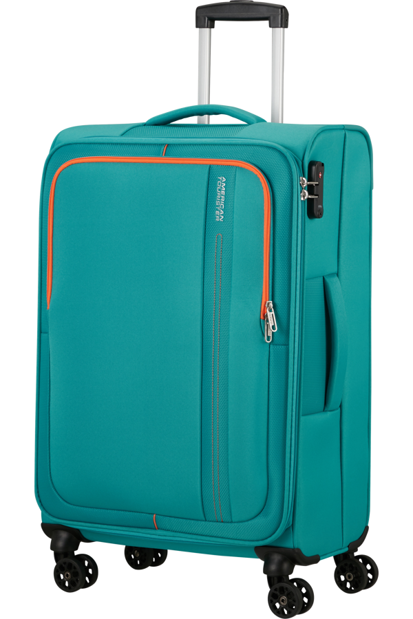 Mala de Viagem Média 68cm 4 Rodas Verde-Água - Sea Seeker | American Tourister