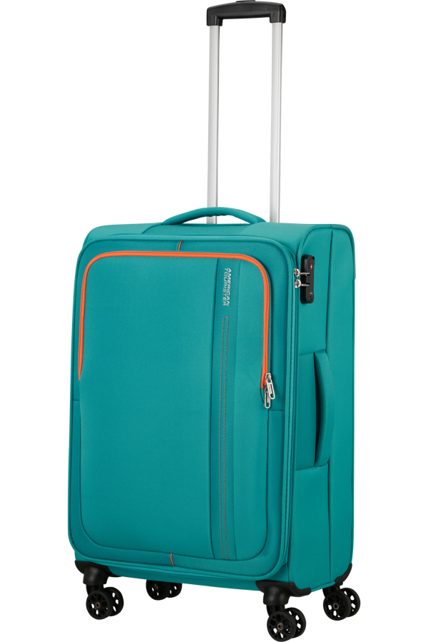 Mala de Viagem Média 68cm 4 Rodas Verde-Água - Sea Seeker | American Tourister