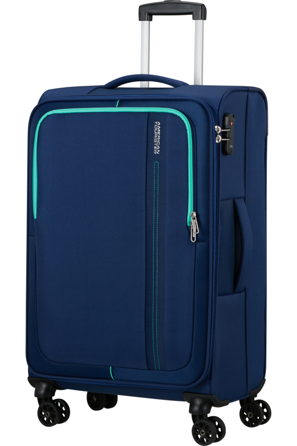 Mala de Viagem Média 68cm 4 Rodas Azul-Marinho - Sea Seeker | American Tourister