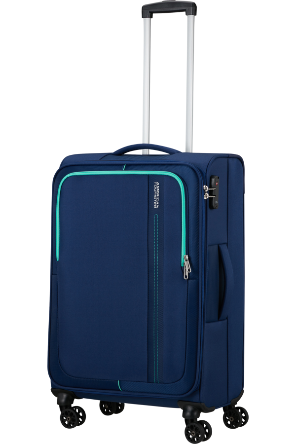 Mala de Viagem Média 68cm 4 Rodas Azul-Marinho - Sea Seeker | American Tourister