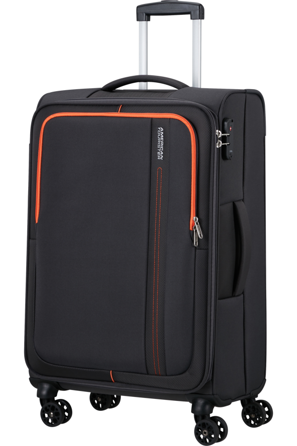 Mala de Viagem Média 68cm 4 Rodas Cinzento-Carvão - Sea Seeker | American Tourister