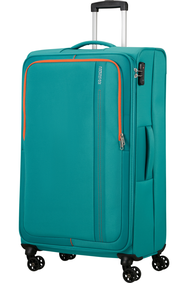 Mala de Viagem Grande 80cm 4 Rodas Verde-Água - Sea Seeker | American Tourister