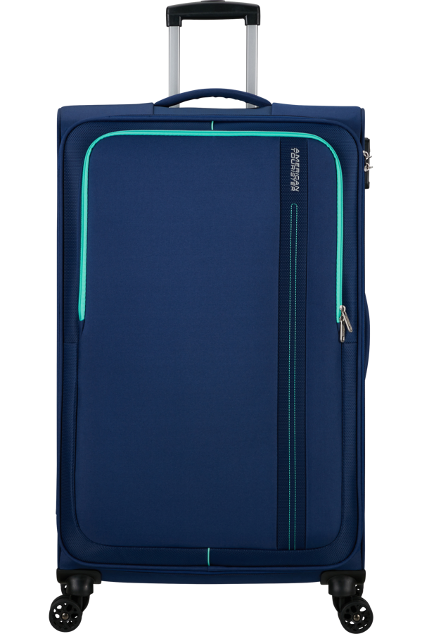 Mala de Viagem Grande 80cm 4 Rodas Azul-Marinho - Sea Seeker | American Tourister