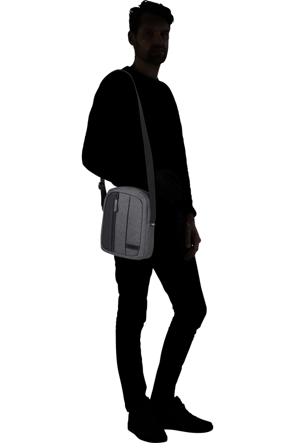 Bolsa de Tiracolo Cinza - StreetHero | American Tourister