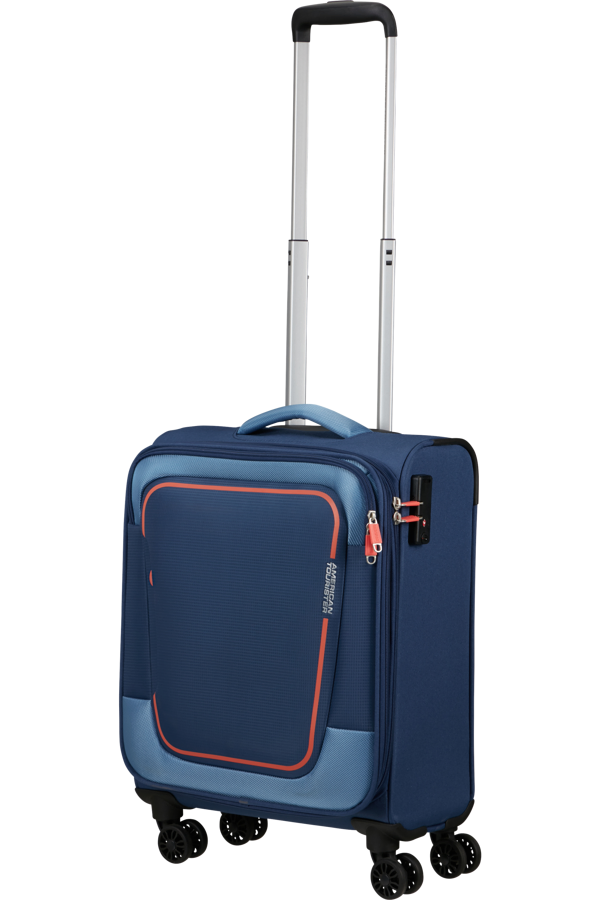 Mala de Cabine 55cm Expansível 4 Rodas Azul-Marinho - Pulsonic | American Tourister