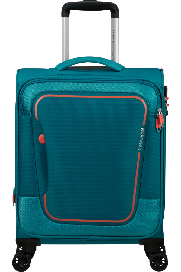 Mala de Cabine 55cm Expansível 4 Rodas Azul-Pedra - Pulsonic | American Tourister