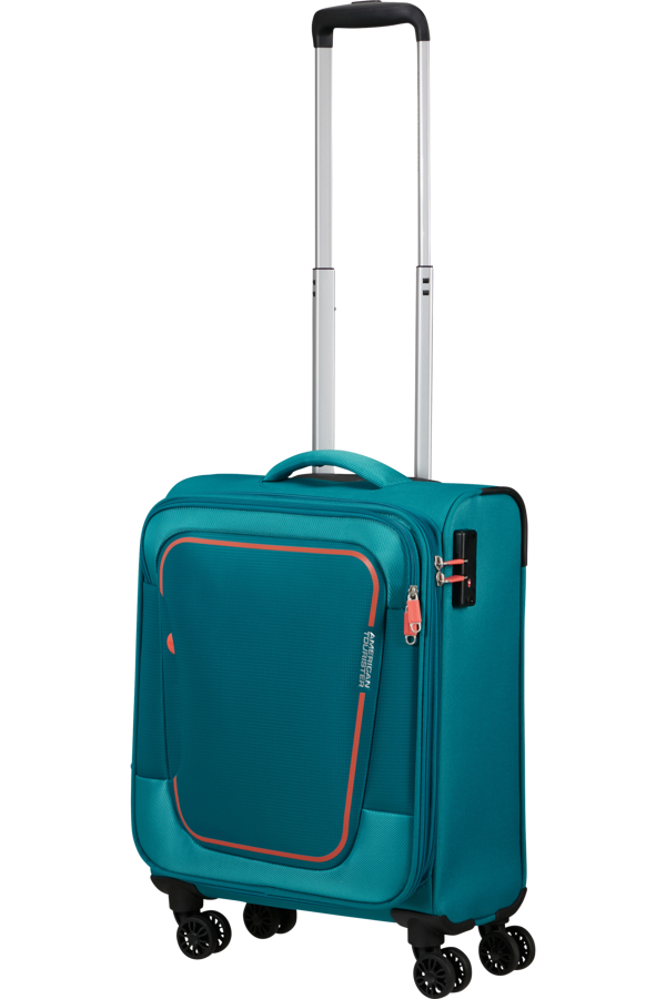 Mala de Cabine 55cm Expansível 4 Rodas Azul-Pedra - Pulsonic | American Tourister