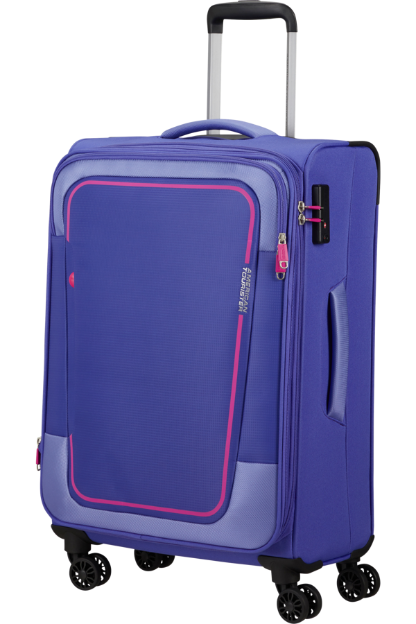 Mala de Viagem Média 68cm Expansível 4 Rodas Lilás - Pulsonic | American Tourister