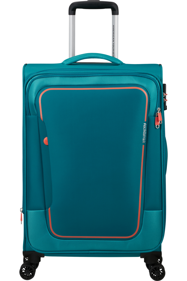Mala de Viagem Média 68cm Expansível 4 Rodas Azul-Pedra - Pulsonic | American Tourister